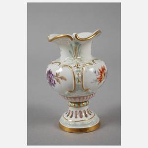 Meissen Miniatur Prunkvase "Blumenbukett"