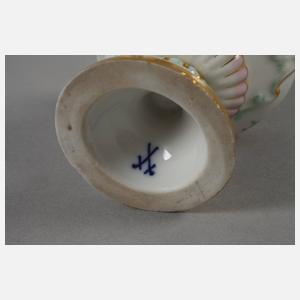 Meissen Miniatur Prunkvase "Blumenbukett"
