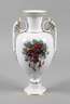 Meissen "Henkelvase" mit Blumenmalerei