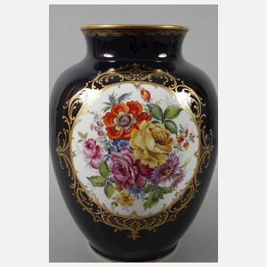 Meißener Porzellanmalerei Bodenvase