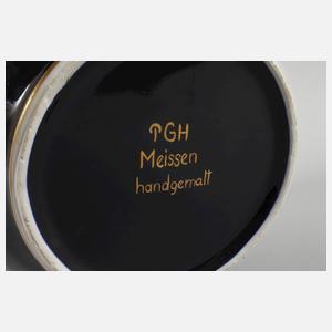 Meißener Porzellanmalerei Bodenvase