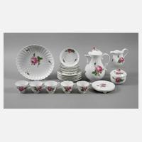 Meissen Kaffeeservice "Rote Rose"111