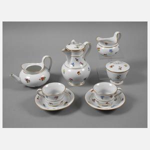 Meissen Tête-à-Tête mit Streublümchendekor