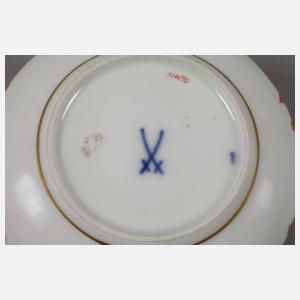 Meissen drei Teile "Reicher Drache, goldschattiert"