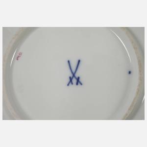 Meissen Kaffee-/Teeservice "Indische Malerei, purpur"
