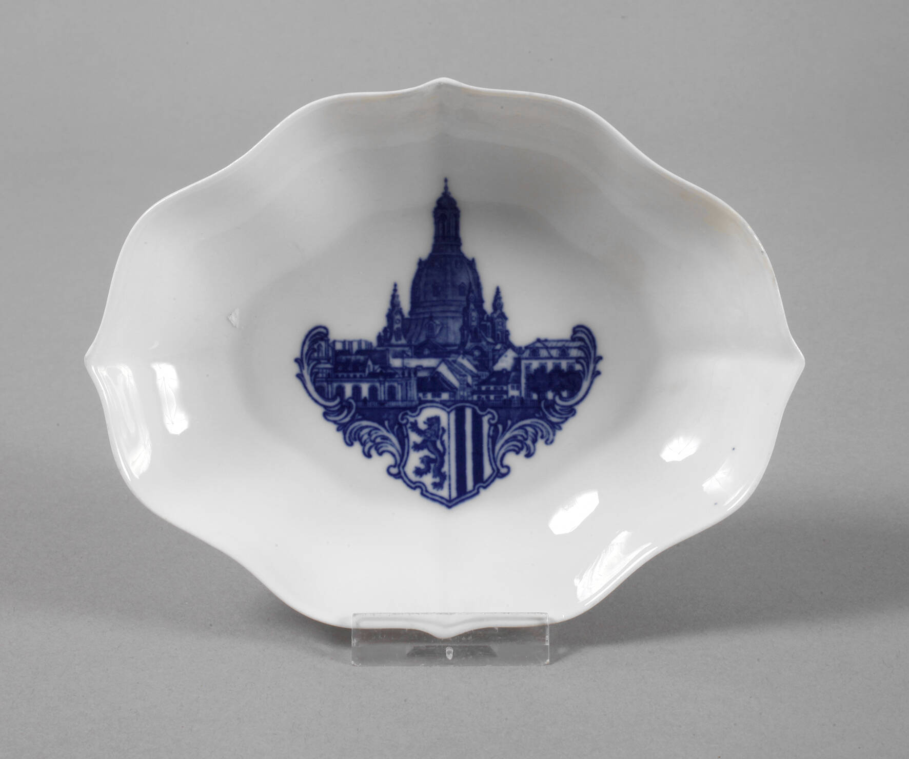 Meissen Ansichtenschale Dresdner Frauenkirche