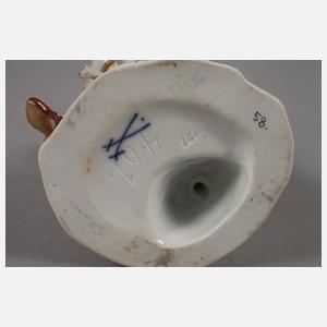 Meissen "Scaramuz mit Hase und Hund"