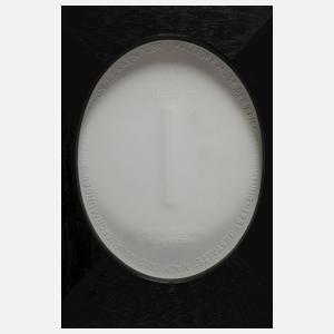 Meissen vier Plaketten mit Musendarstellungen