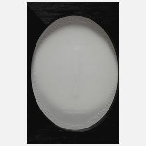 Meissen vier Plaketten mit Musendarstellungen