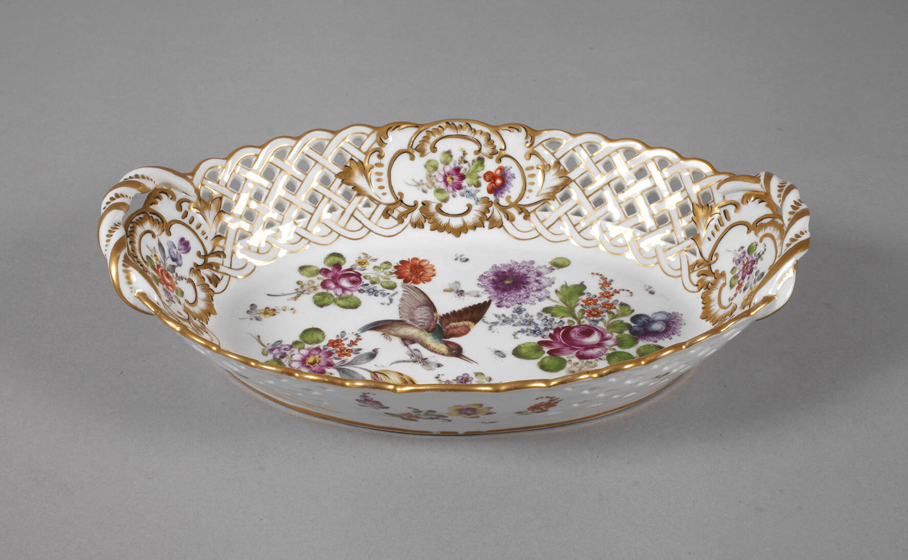 Meißen Teichert Korbschale