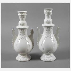 Nymphenburg ungewöhnliches Vasenpaar