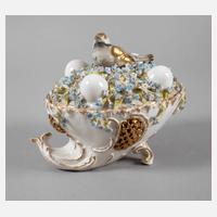 Schierholz Plaue Potpourri-Deckeldose mit Vogelnest111