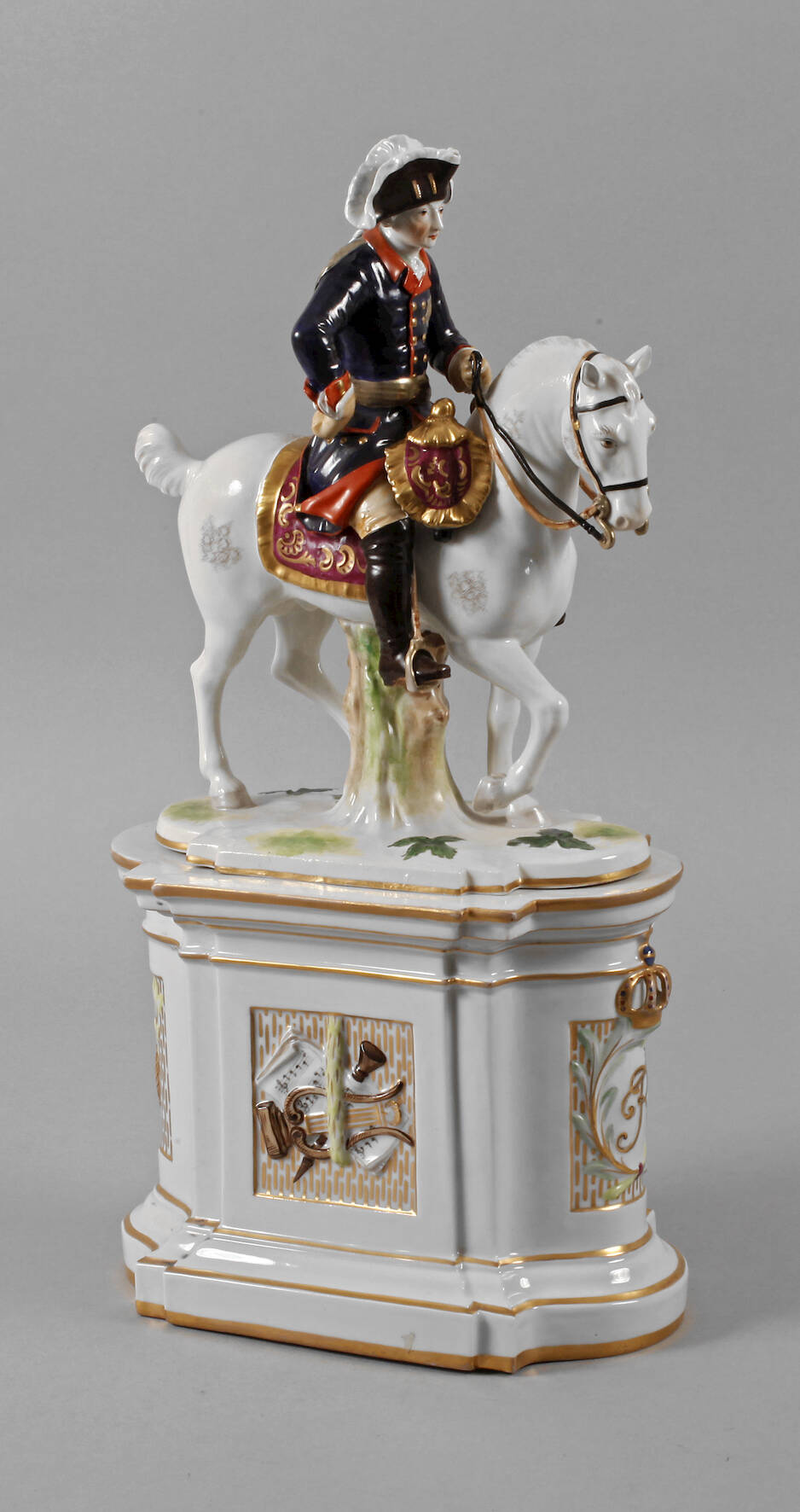 Tettau "Friedrich der Große zu Pferd" mit Sockel