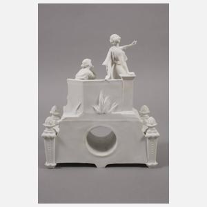 Thüringen figürliches Uhrengehäuse und Kinderfigur