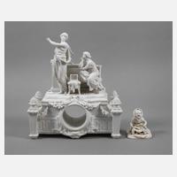 Thüringen figürliches Uhrengehäuse und Kinderfigur111