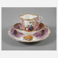 Volkstedt/Meissen Gedeck mit Figurenmalerei111
