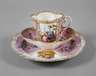 Volkstedt/Meissen Gedeck mit Figurenmalerei