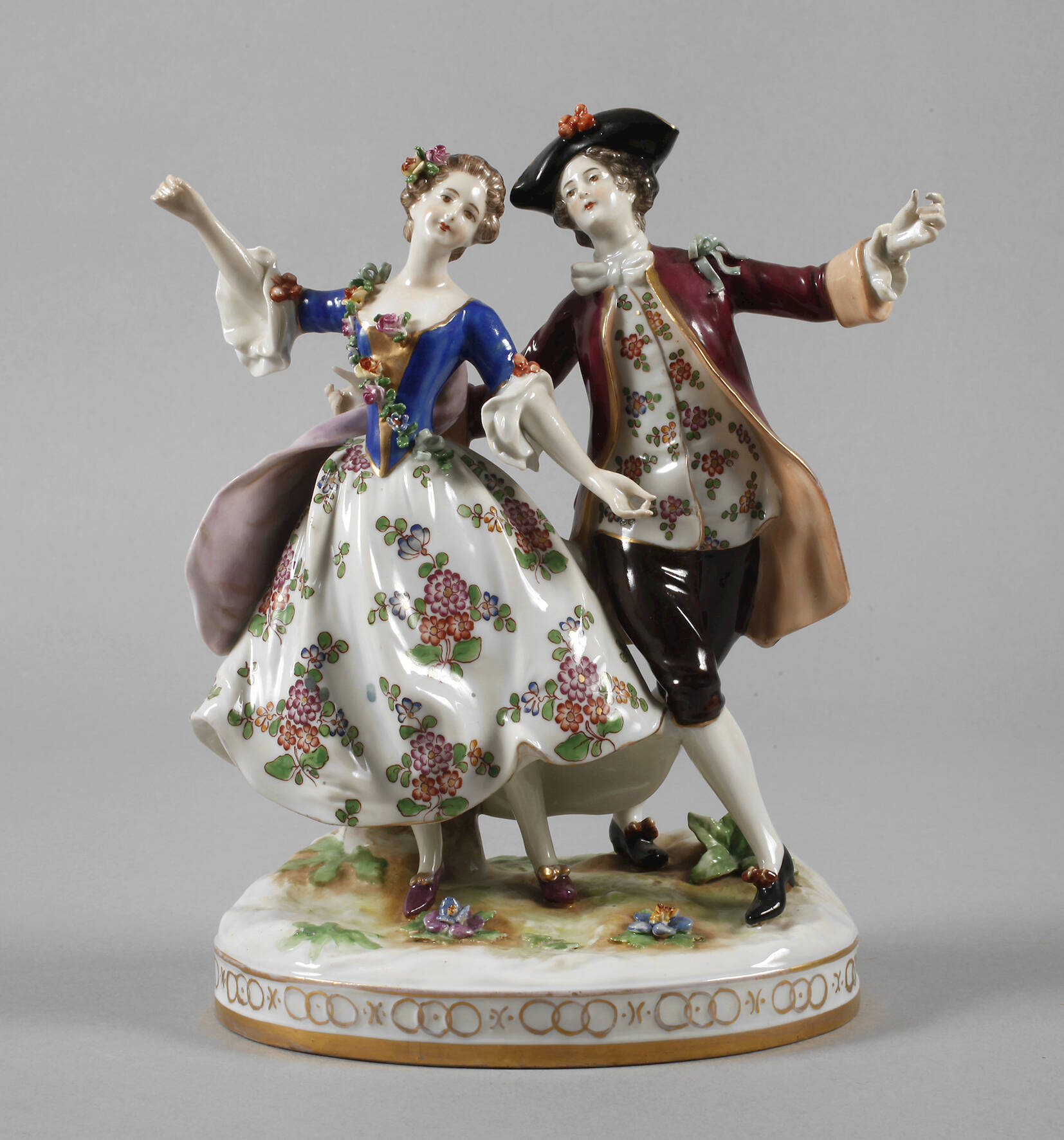 Volkstedt galantes Tanzpaar