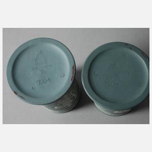 Villeroy & Boch Paar Vasen in Wedgwood-Manier
