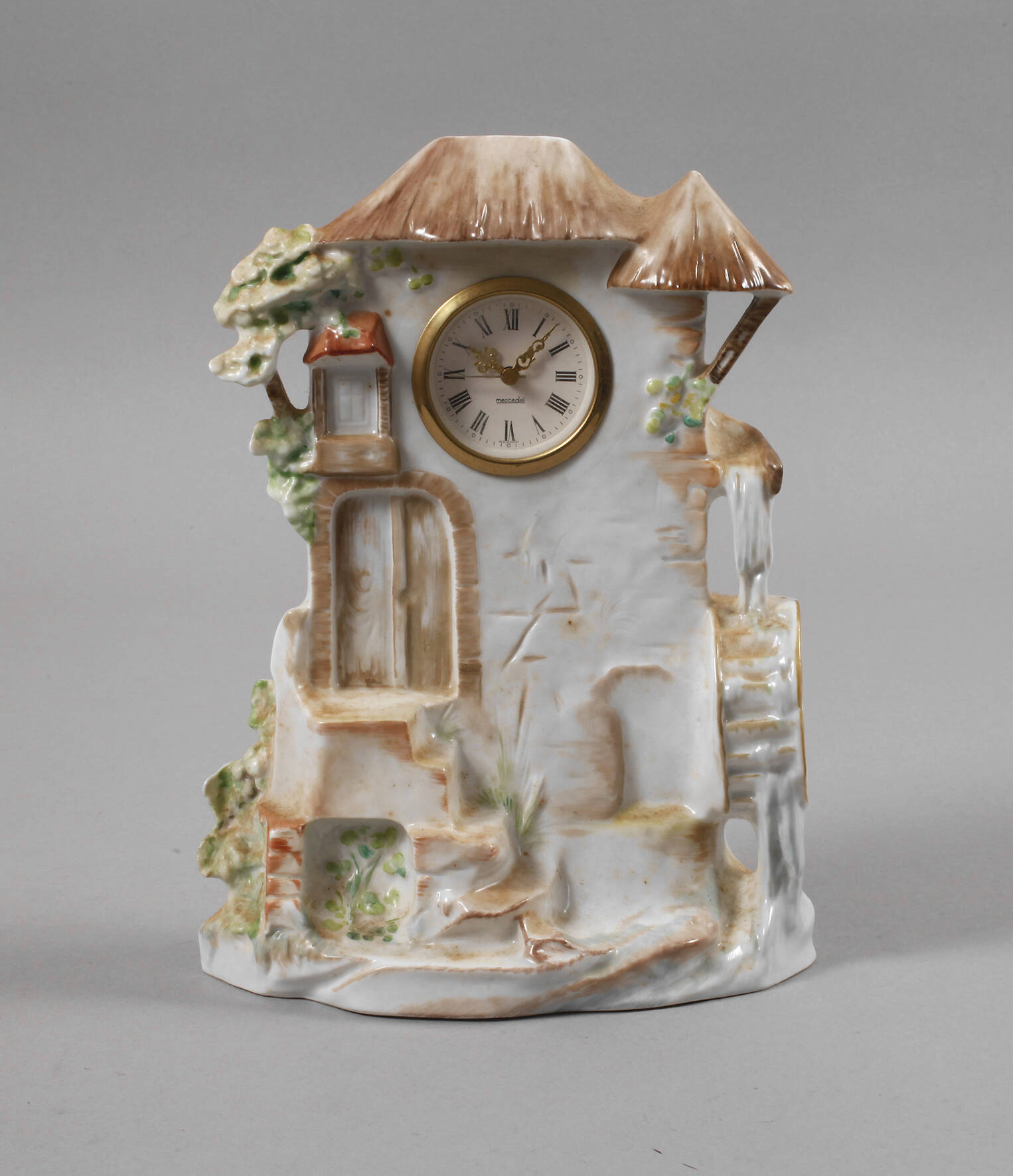 Tischuhr als Wassermühle