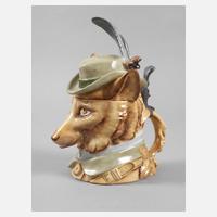 Schierholz Plaue Figurenkrug als Fuchskopf111