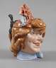 Schierholz Plaue Figurenkrug als Damenkopf