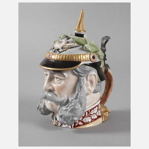 Schierholz Plaue Figurenkrug als Kaiser Wilhelm I.