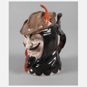 Schierholz Plaue Figurenkrug als Mephistopheles