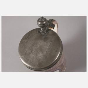 Barocker Fayencewalzenkrug