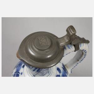 Zwei Delfter Enghalskrüge