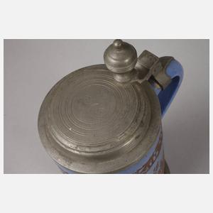 Drei Schrezheimer Fayencewalzenkrüge