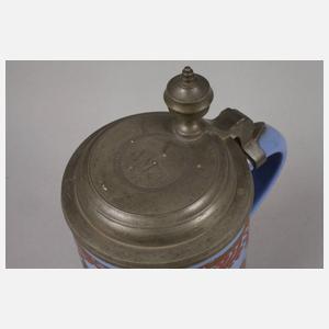 Drei Schrezheimer Fayencewalzenkrüge