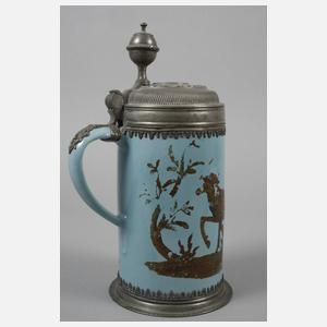 Fayence-Walzenkrug Schrezheim