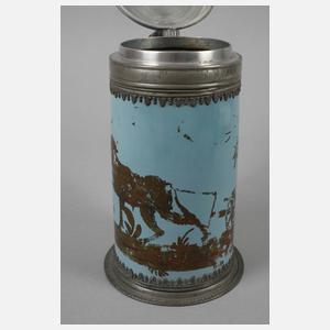 Fayence-Walzenkrug Schrezheim