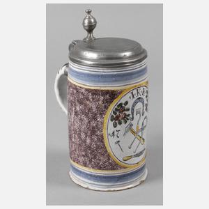 Innungskrug eines Hufschmieds