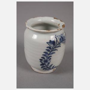 Kleines Fayence-Apothekergefäß