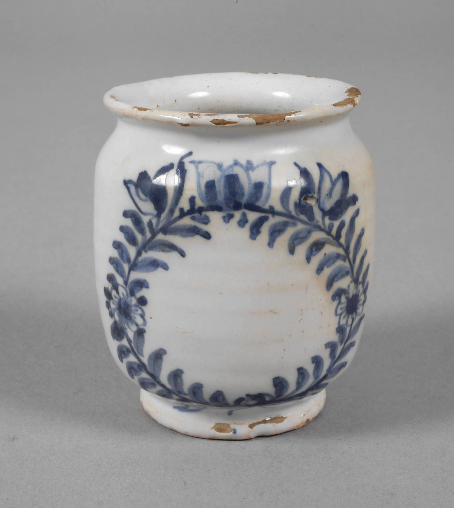 Kleines Fayence-Apothekergefäß