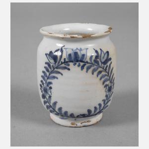 Kleines Fayence-Apothekergefäß