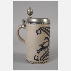 Massiver Westerwälder Walzenkrug