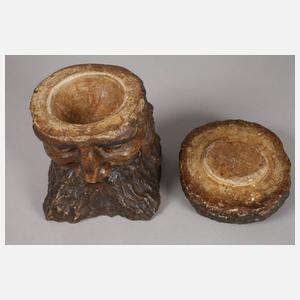 Tabaktopf als Männerkopf