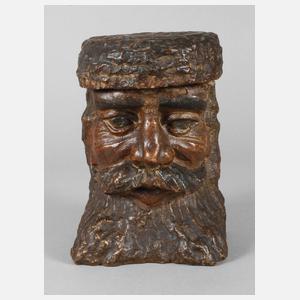 Tabaktopf als Männerkopf