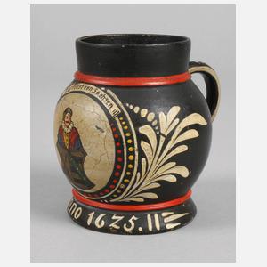 Henkelkrug auf Johann Georg I.