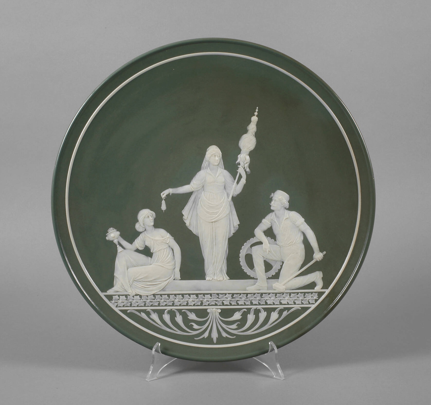 Villeroy & Boch Wandteller in Wedgwood-Manier