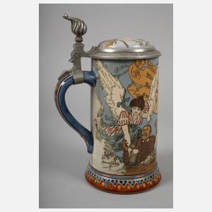 Villeroy & Boch Bierkrug "Der Trinker im Olymp"