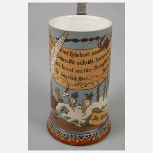 Villeroy & Boch Bierkrug "Der Trinker im Olymp"