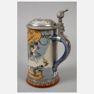 Villeroy & Boch Bierkrug "Der Trinker im Olymp"