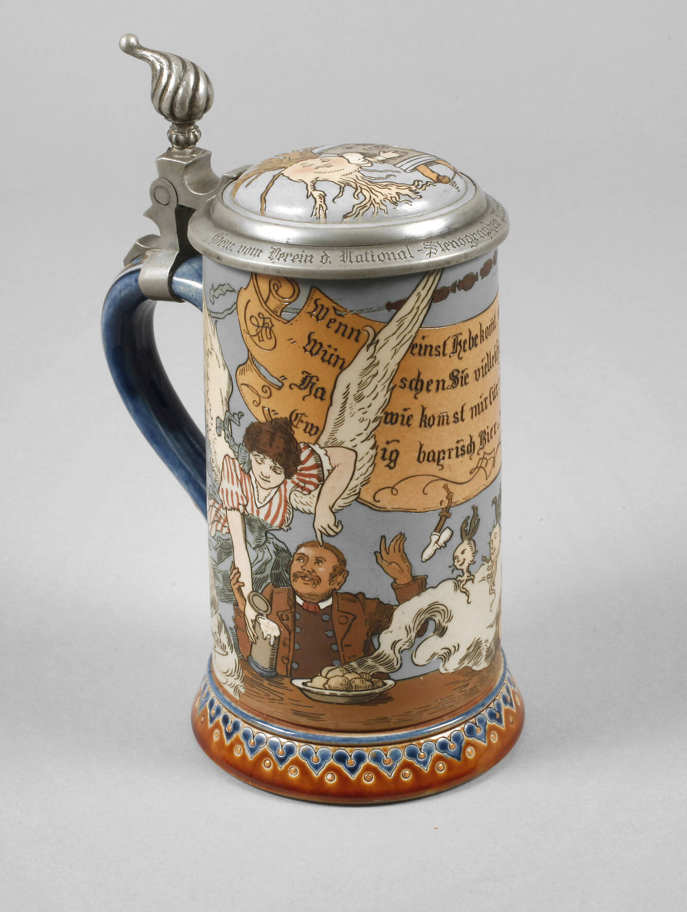 Villeroy & Boch Bierkrug "Der Trinker im Olymp"