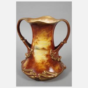 Mehlem Bonn Henkelvase mit Musketiermotiv