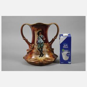 Mehlem Bonn Henkelvase mit Musketiermotiv