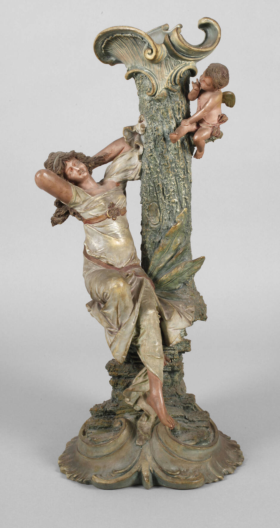 Figürliche Vase Sitzende Bernhard Bloch